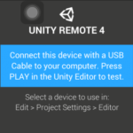 【UNITY REMOTE】実機登録不要！無料で実機テストできるアプリ！